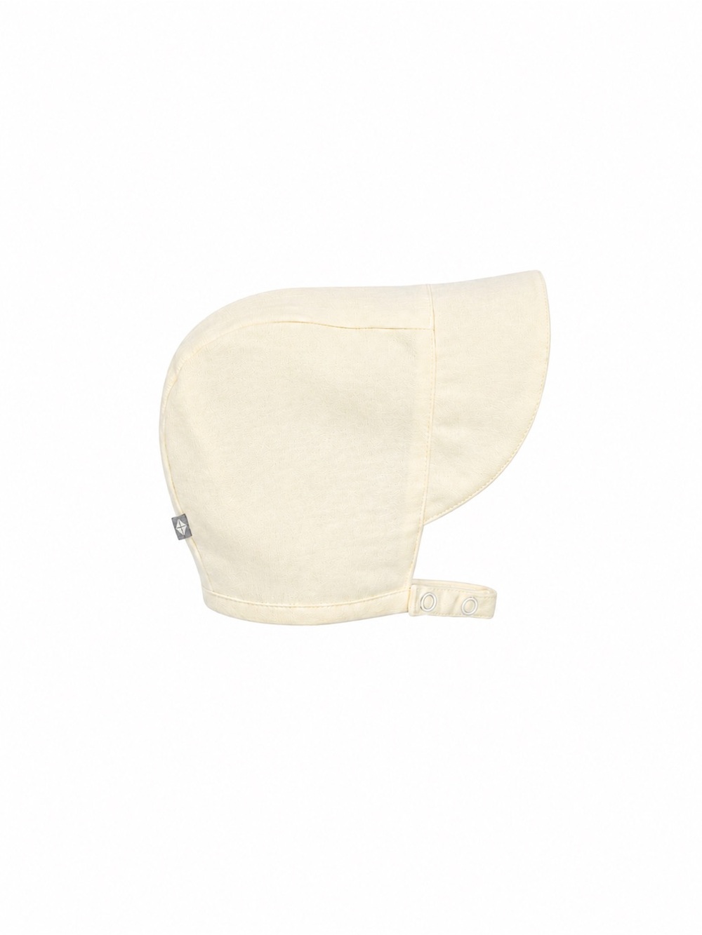 🌿 Kyte Baby Linen-Cotton Sun Bonnet – Cream/Ivory – Size 0-3 Months